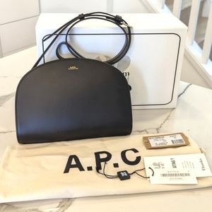 *SOLD* A.P.C. Black Demi-Lune Bag